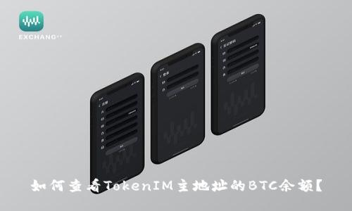 如何查看TokenIM主地址的BTC余额？